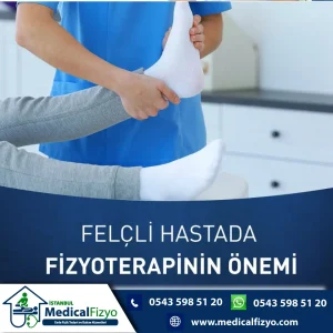 İnme ve fel&ccedil; ge&ccedil;iren hastanın iyileşme s&uuml;recinde n&ouml;rolojik rehabilitasyon ve fizik tedavi egzersizlerinin hayati &ouml;nemini g&ouml;steren g&ouml;rsel - Medical Fizyo